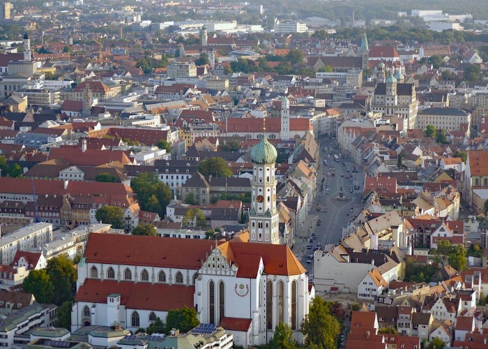 Luftaufnahme Augsburg