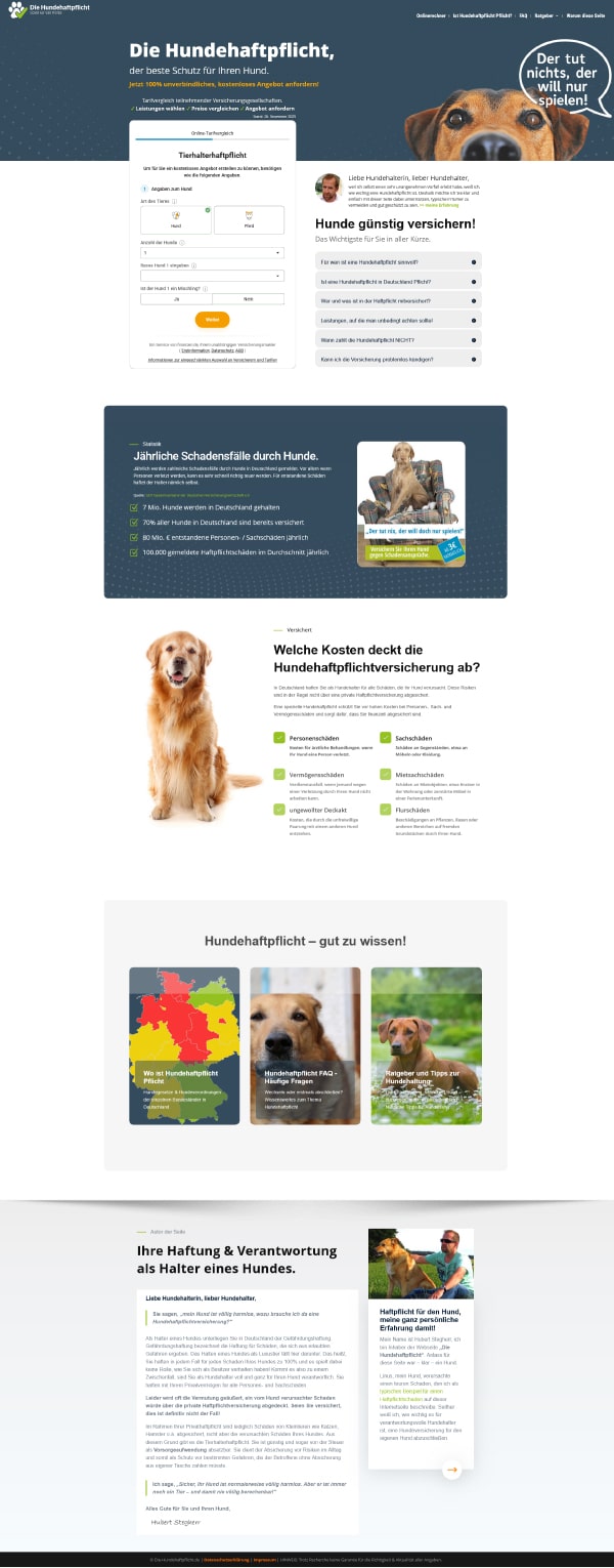 Die Hundehaftpflicht